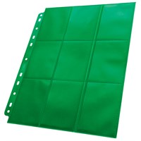 Plastlomme 18-Pocket SideLoad Grønn x50 Ultimate Guard - Passer Double Sleeve